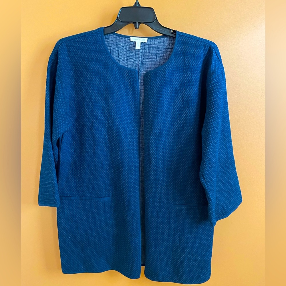 Eileen Fisher Textured Cotton Jacket